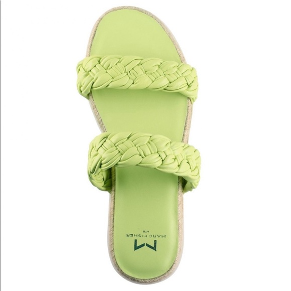 NWOT Marc Fisher Jaimee Espadrille Slide Sandal - Picture 2 of 9
